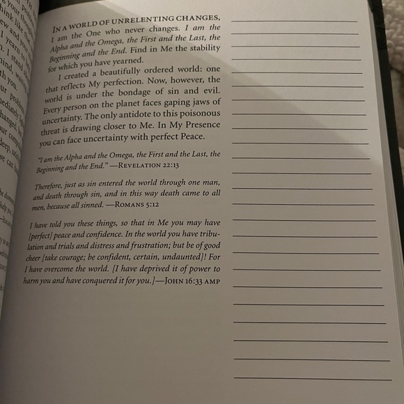 Jesus is Calling Enjoying Peace in His Presence note taking edition Sarah Young - Picture 3 of 4